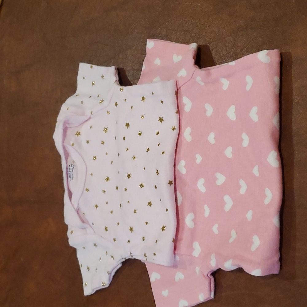 Newborn Gerber girl onesies